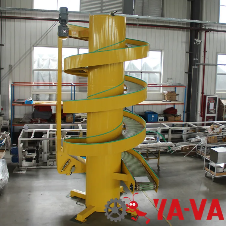 Spiral Conveyor System with Modular Belt