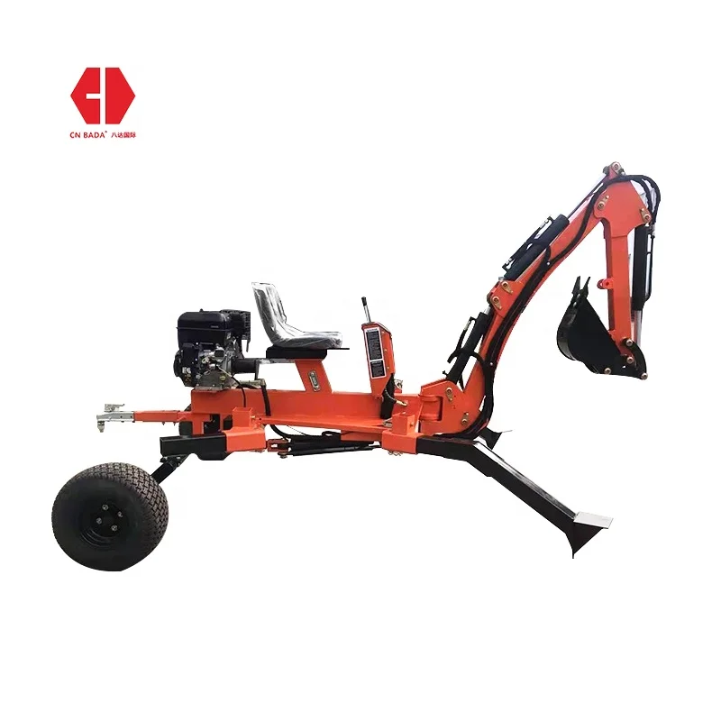 Ce Approved Mini Excavator Backhoe Towable Telescopic Telehandler Small 13HP 15hp 20hp Long Arm Walk Behind Backhoe