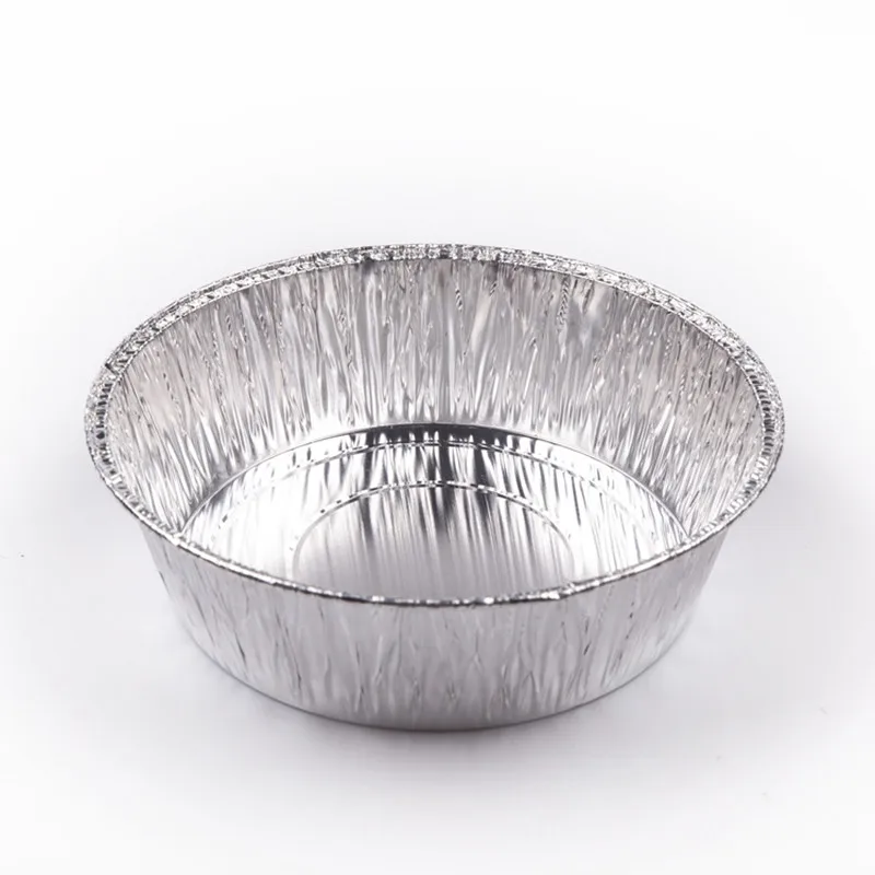 TIA YB87 Embossed Aluminum Foil Bowl Hot Pot Ingredient Container Non Slip Foil Bowl for Hot Pot Restaurants