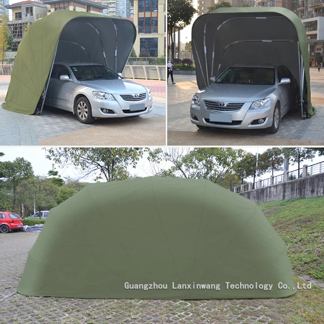 Benutzer definierte Edelstahl versenkbare Outdoor-Autohaus Zelt tragbare Auto  Falt garage automatische Fertighaus Garage - AliExpress