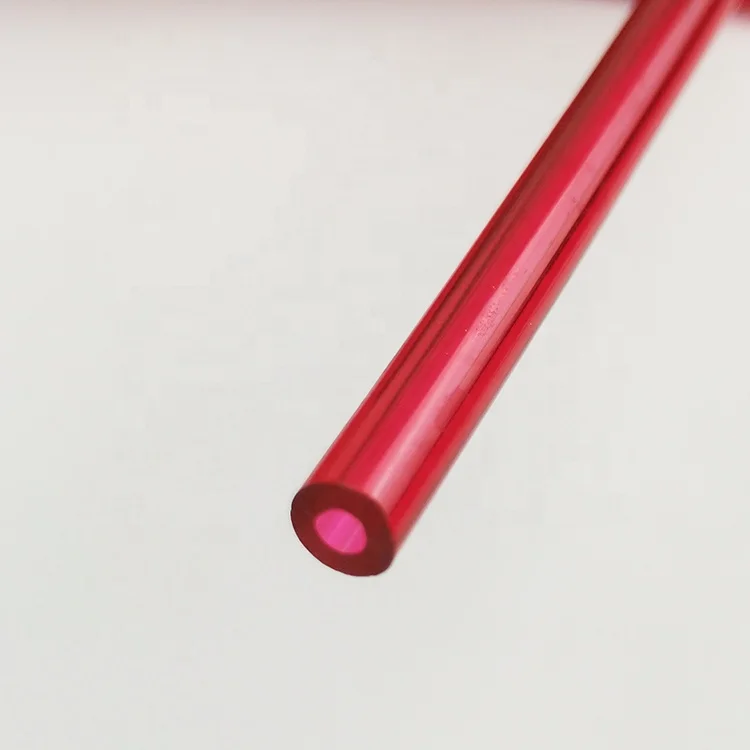 Small Diameter Colored Hollow Cord 3mm 4mm 5mm Thick Transparent PVC TPU Plastic Pipe Hose for Shoes Flexible and Soft