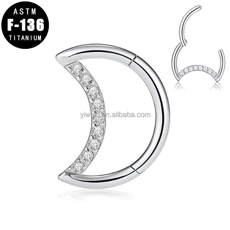 astm f136 titanium nose stud