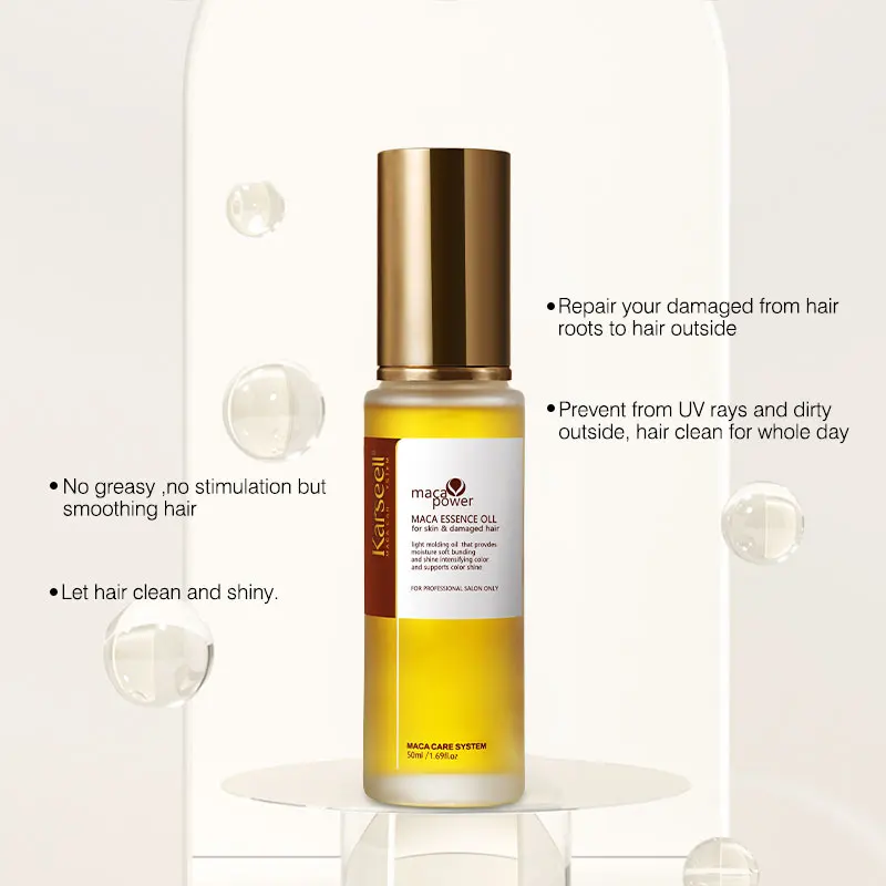 Karseell Maca Oil Private Label Scapl Care Argan Oil Vitamin Essence Promote  Hair Oil Hair Growth Nourishes