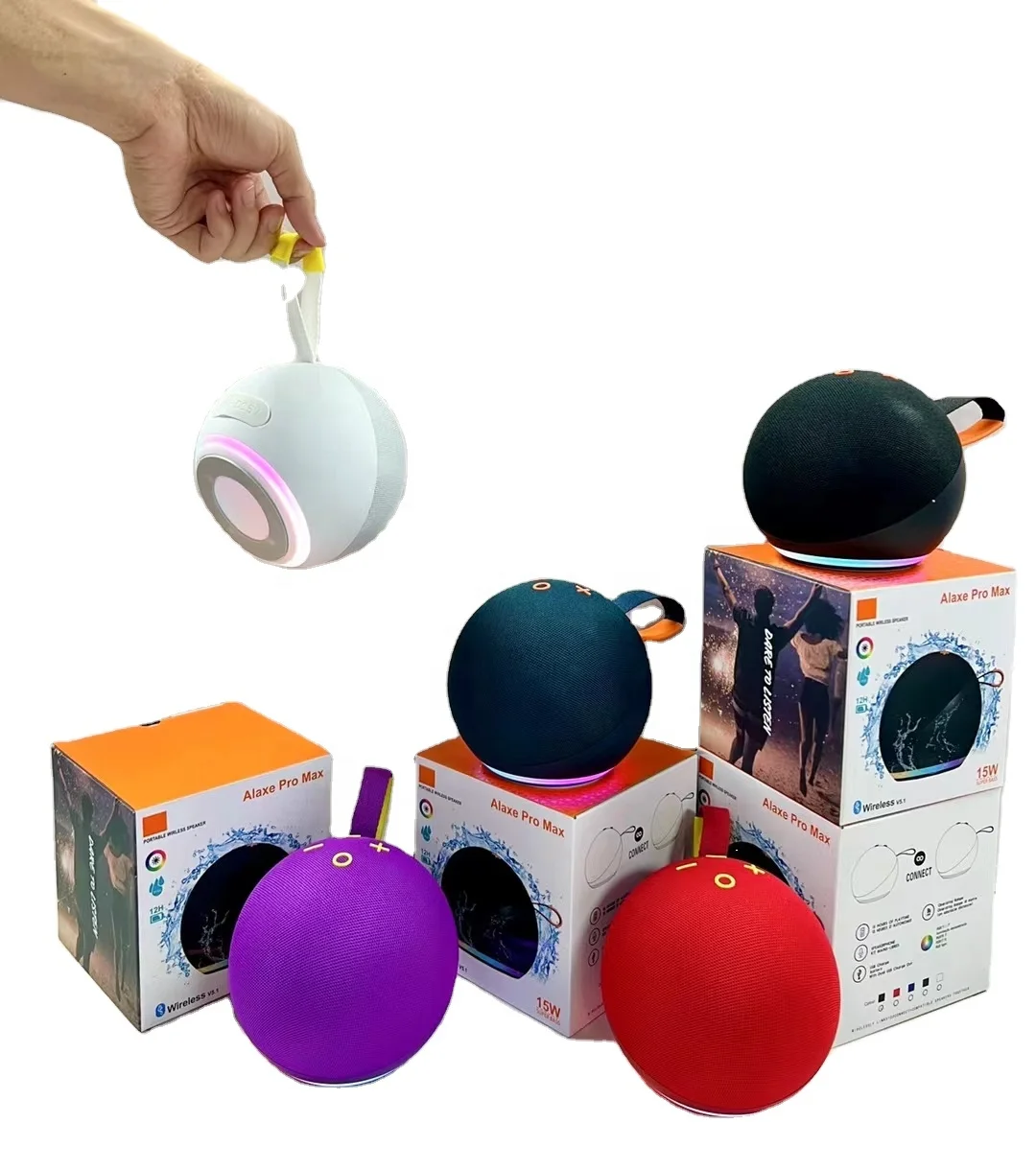 Alaxe Pro Max Portable Bluetooth Speaker Mini Waterproof