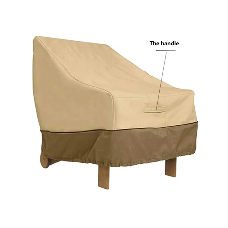 Водонепроницаемый пылезащитный Индивидуальный размер 600D Оксфордский Чехол Прочный чехол для стула патио Чехол для мебели