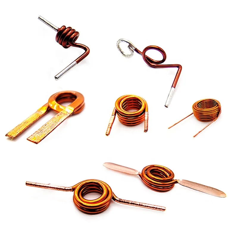 Эмалированная медная проволока по индивидуальному заказу полая Изолированная электрическая Индуктивная катушка индукционной обмотки для электронного