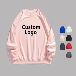 Customizable Men's Crew Neck Hoodie Lightweight 330 GSM Unisex Fleece Sweatshirt Design Hoodie Dog Sweatshirts