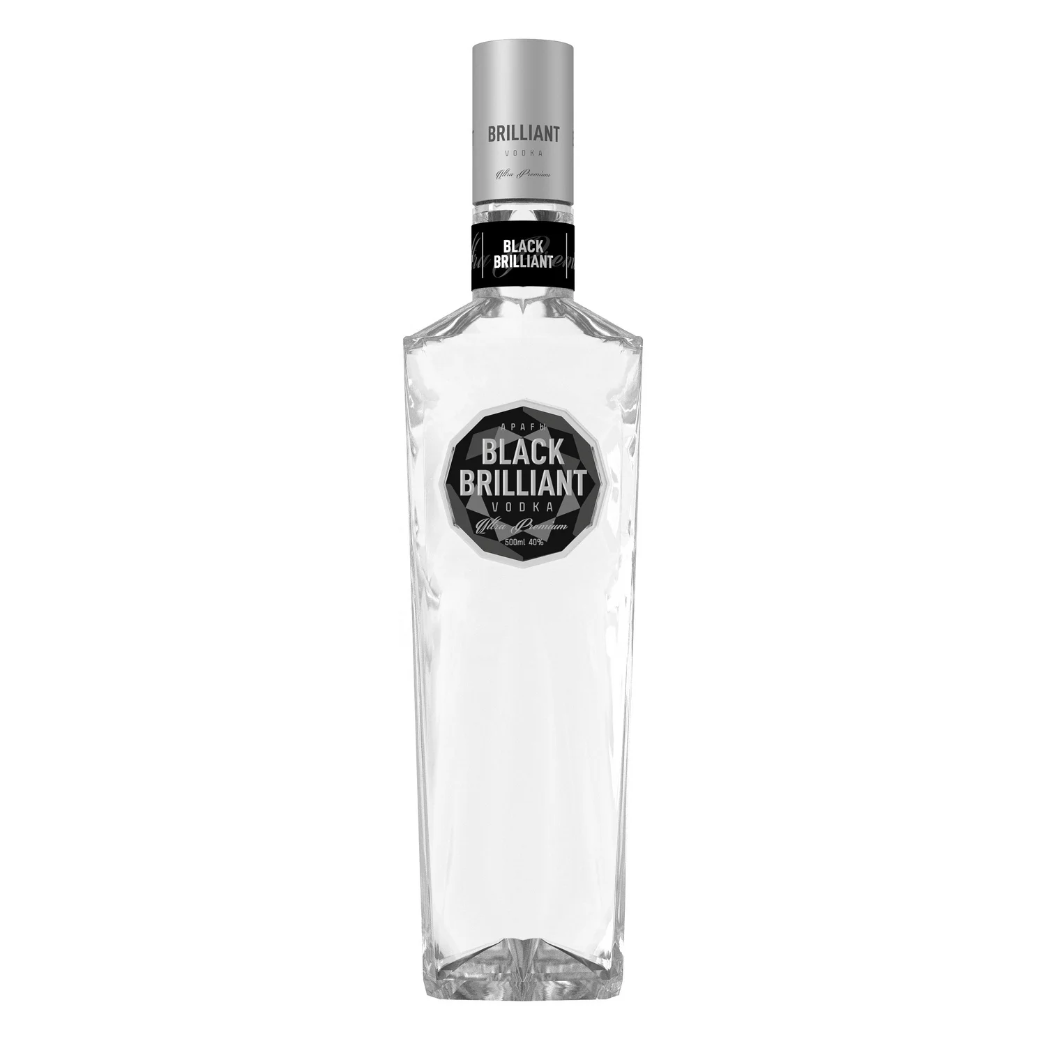 Vodka “BLACK BRILLIANT” 40% 0.5L