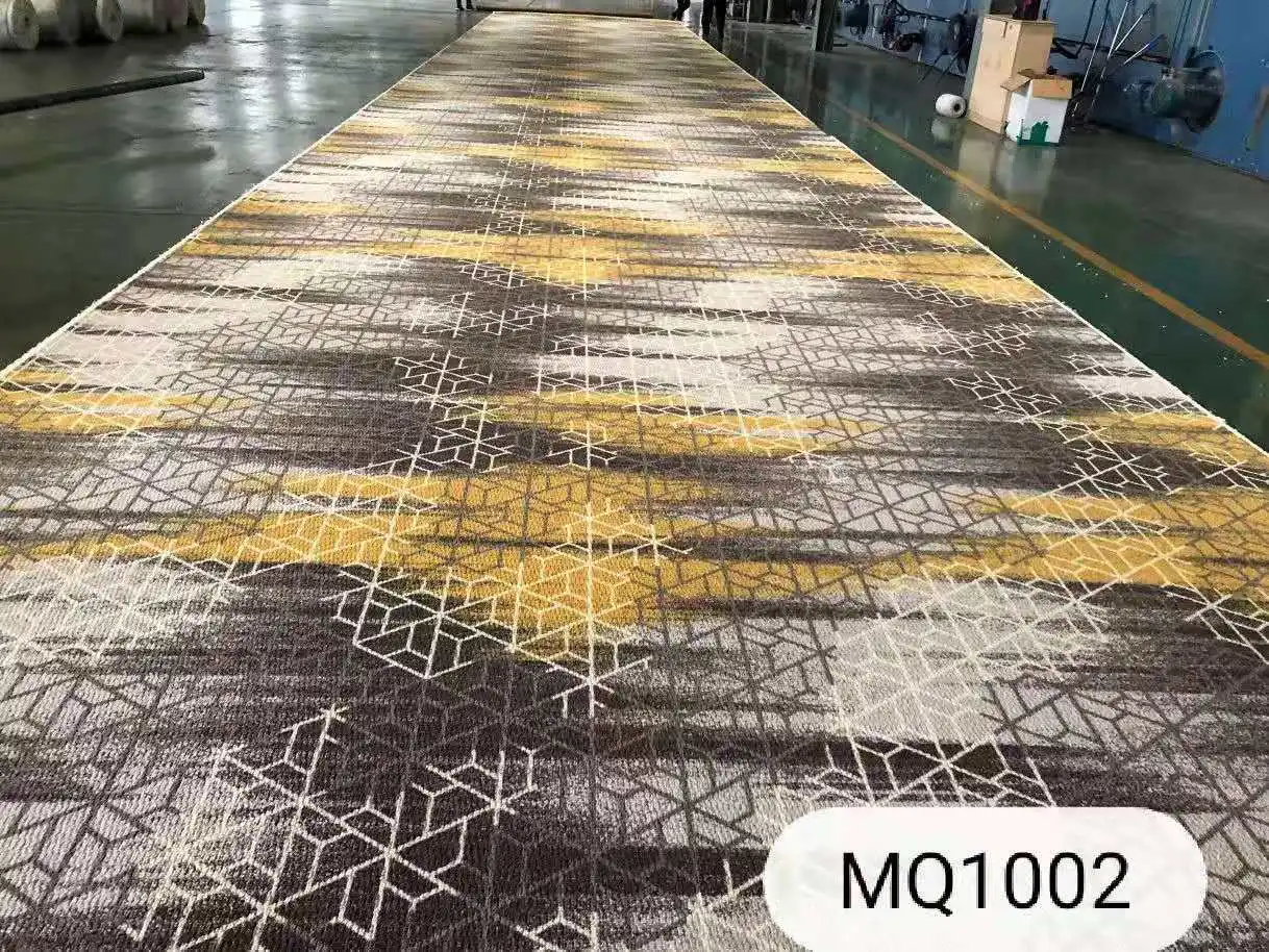 Nylon Material China Axminster Carpet Luxury Style Flooring Printing