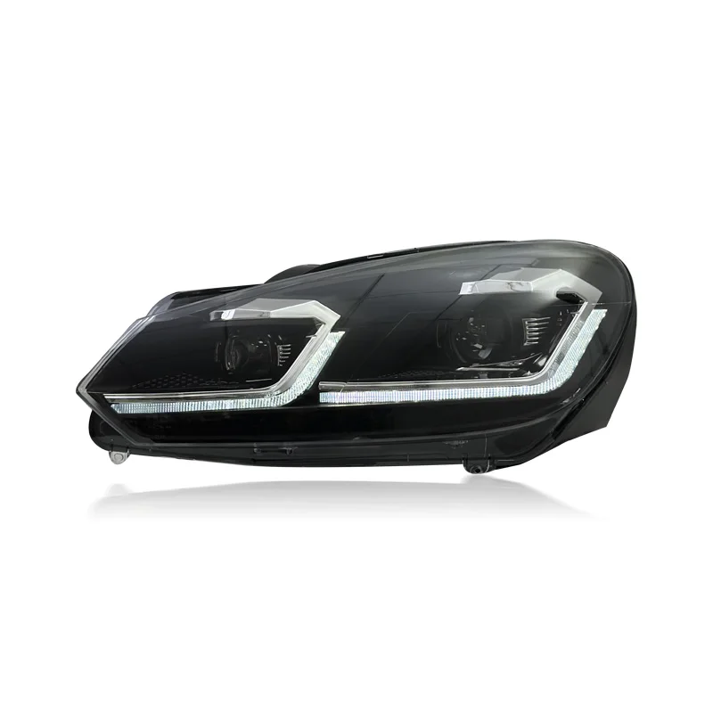 SJC Auto Car Lighting LED Head Lights for Volkswagen Golf 6 Mk6 09-16 Headlights LED Front Lights Car Accessories Plug and Play