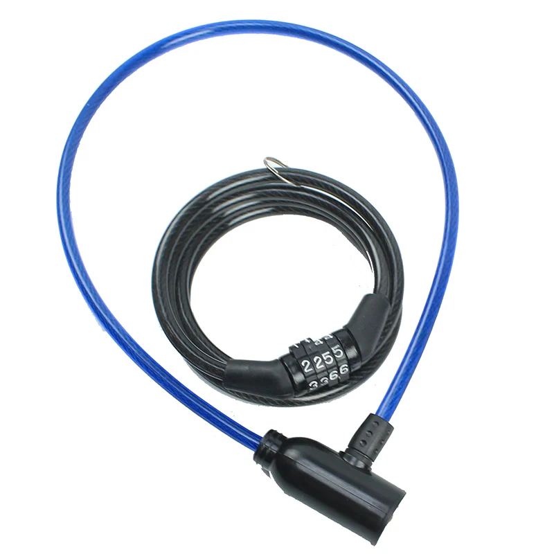 New Design High Quality 4 Digit Bicycle Chain Lock Anti Scratch Resettable High Security Four Digit Resettable Combination
