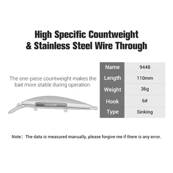 ABS Plating Artificial Hard Bait Sea Fishing Minnow Sea Bass Minnowlure False Bait Lure – Minnow – view 4