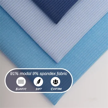 95 Modal 5 Spandex Fabric Swimwear Plain Dyed High Stretch Fabric - Buy ...