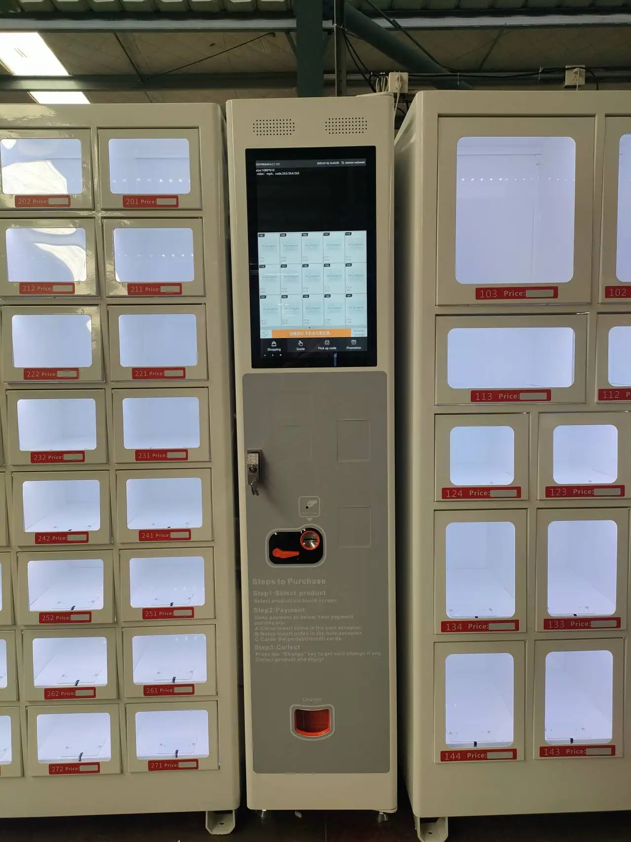 32個の窓付き スマート冷蔵ロッカー型自動販売機| Alibaba.com