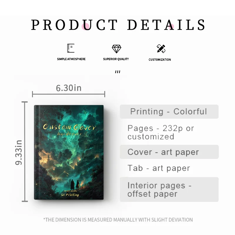 Custom High Quality Colorful Book with Perfect Binding Sprayed Edges Story Book with Personalized Printing Service factory