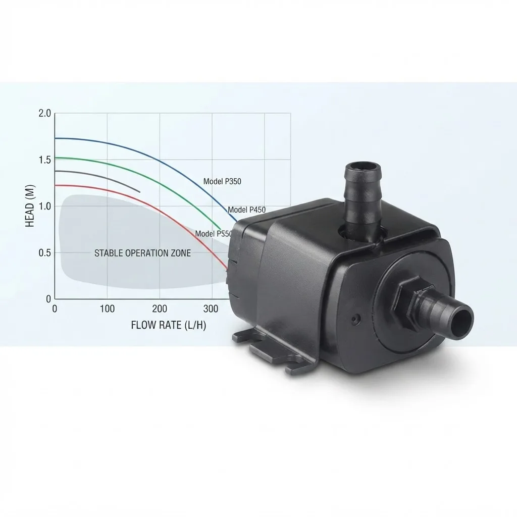 ZKSJ 12V DC Variable Speed Submersible Circulation Pump Adjustable Flow for Pool Fountain Koi Pond Aquarium ODM OEM