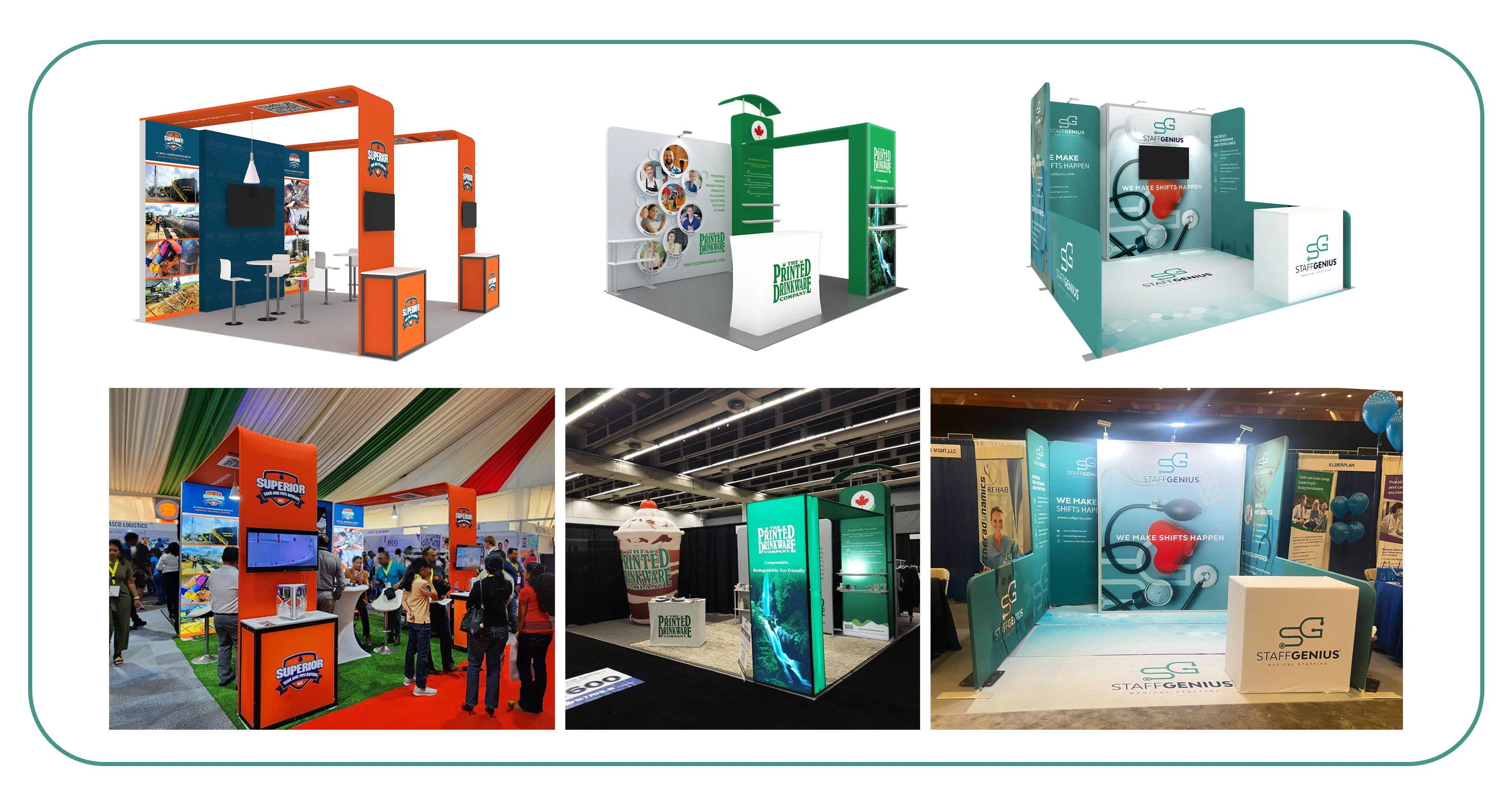 Custom Modular Trade Show Booth Design by TANFU