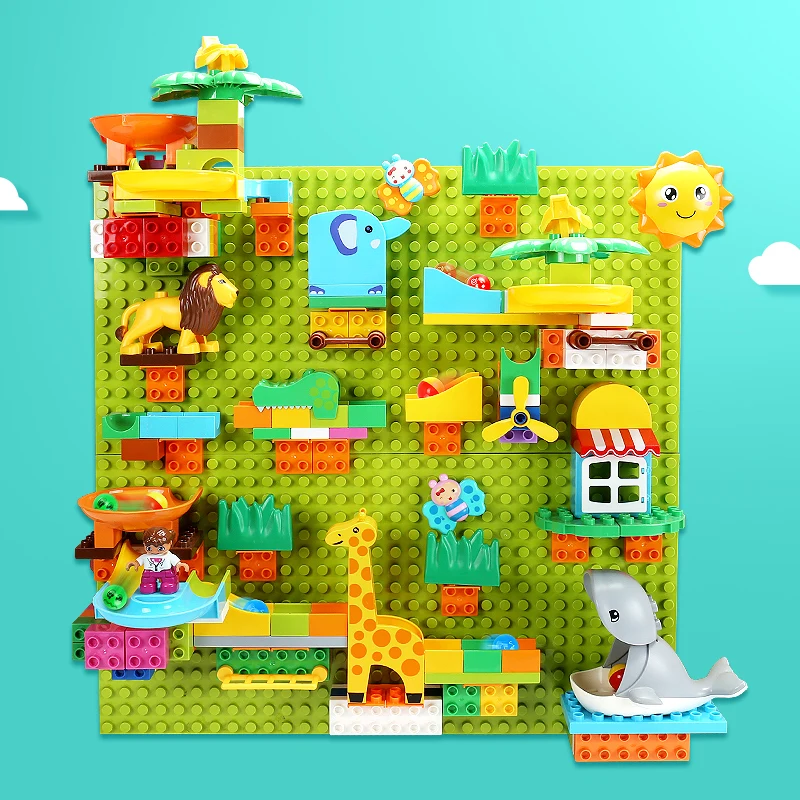 FEELO2024 Building Block Wall - 203pcs Educational DIY Toy