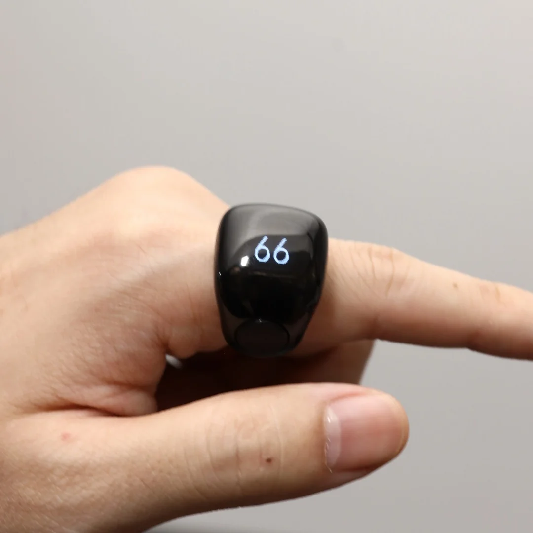 Smart Mini Islamic Tasbeeh Wireless Digital Counter Waterproof Prayer Beads Ring for Muslims Alarm Clock App Control Features