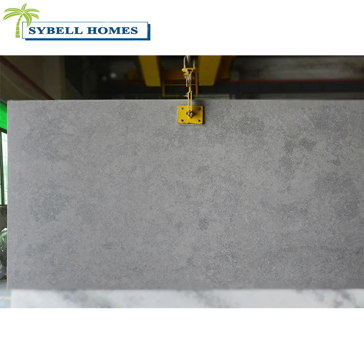 Artificial Stone Grey Quartz Cement Kitchen Countertop Polished Concrete Countertops Worktop