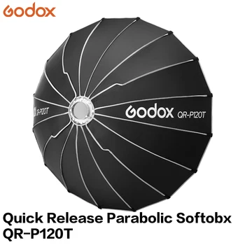 Godox Softbox Accessories QR-P120T 120CM Quickly Release Parabolic Softbox Video LED Light Live Broadcast Bowens Studio Flash detail image