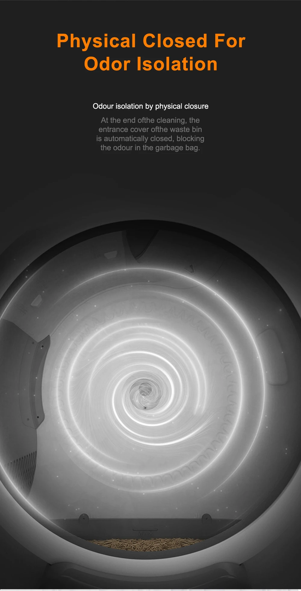 Big Size Litter Box Pet Litter Automatic Box Selfcleaning Litter Smart