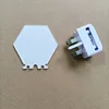 Hexagonal acrylic - 80x77.9x4mm -UK Plug
