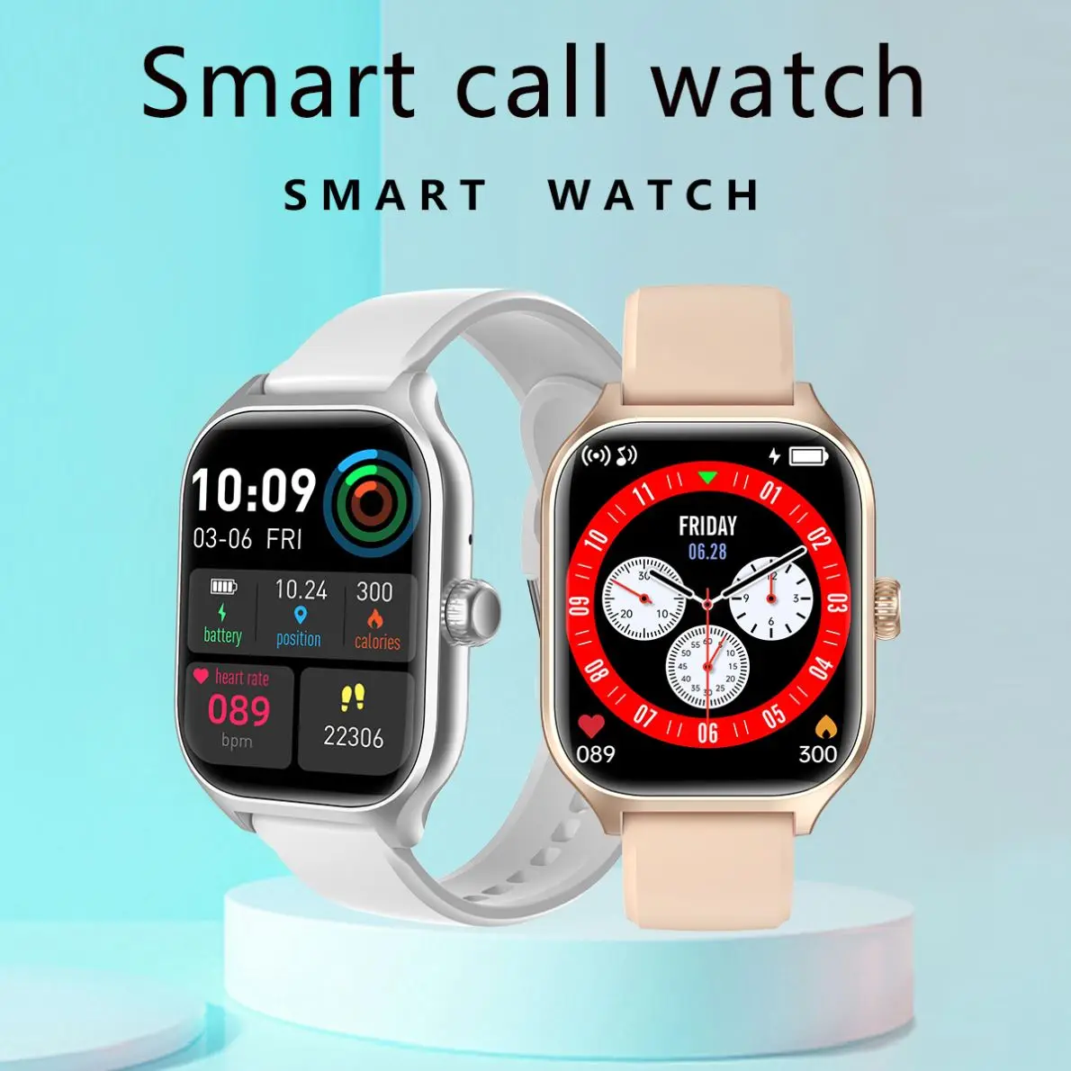 2025 Smart Watch 1.83 Inch Android IOS Waterproof Sports Fitness Heart Rate Sleep Tracke aperçu 2