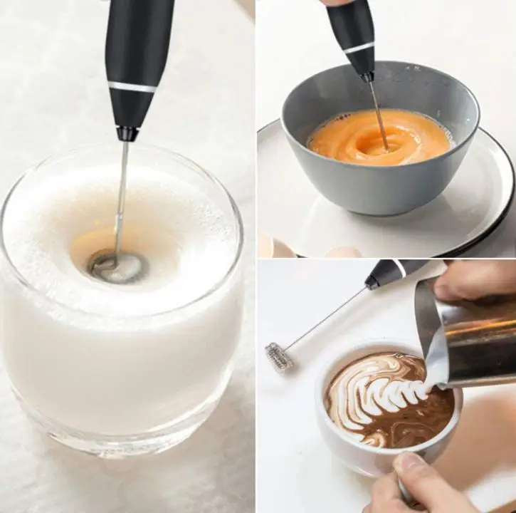 3 Modes Electric Handheld Milk Frother Blender With USB Charger