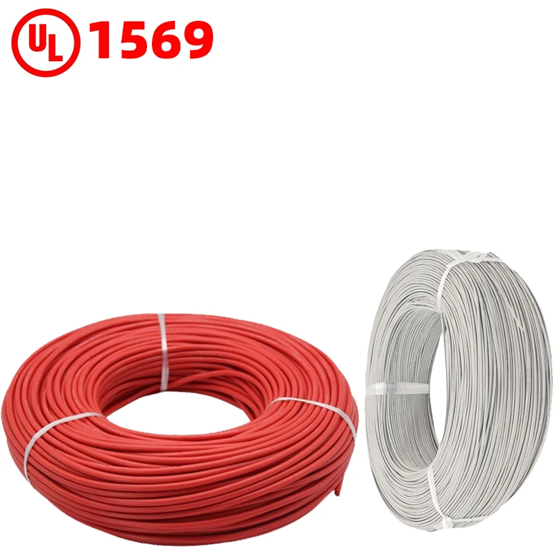 High-quality Custom UL1569 10 12 14 AWG PVC Fast Shipping /Fast Delivery  300V AC Copper Winding Wire