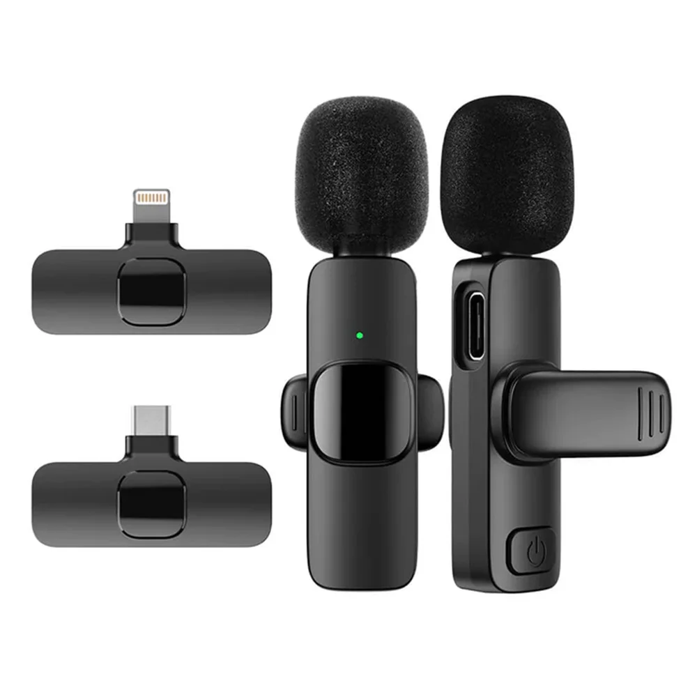 Microphone K9 Lavalier Wireless Mic For Iphone Lapel Collar Microfono ...
