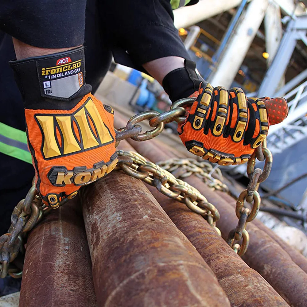 Grohandel Kong Bau-Arbeitsschutzhandschuhe mit Aufprallschutz, Technische  TPR-Sicherheitsarbeitshandschuhe fr Winter, Mechaniker-Handschuhe