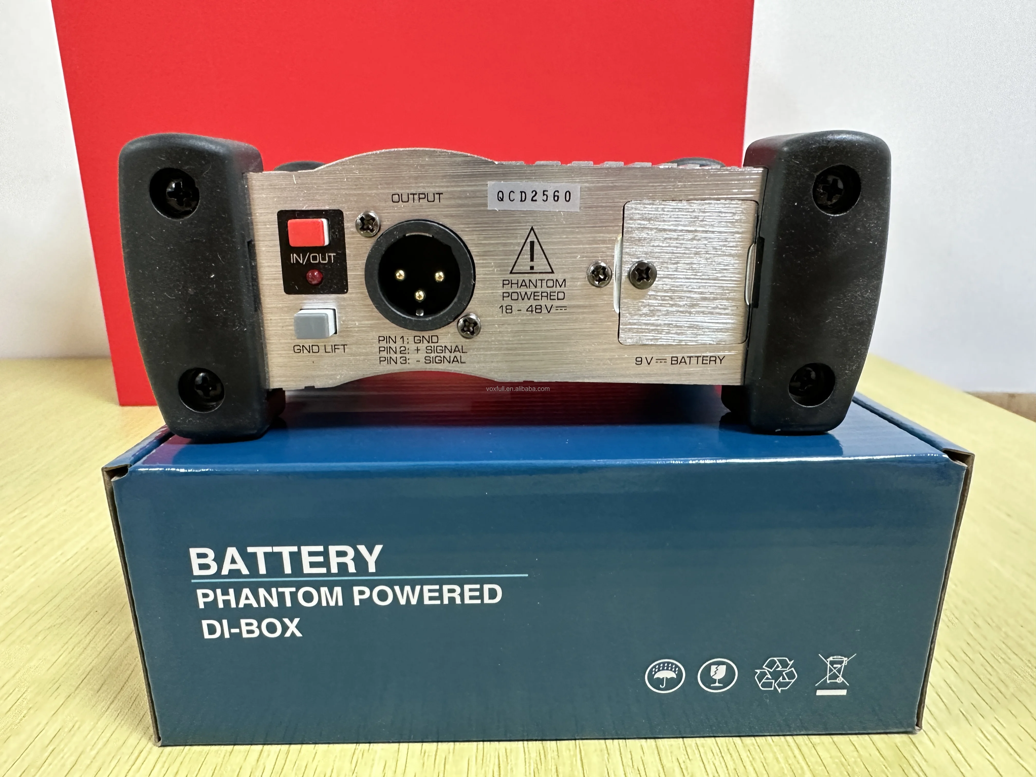 RTS LDI-100S Phantom Powered DI-Boxes DI-100 Active Direct Box for ...
