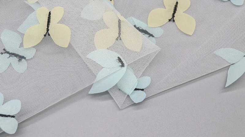 Cheap Price 3d Lace Fabric butterfly Colorful Laser Embroidery Net Fabric for Dress 13 Hd0db5f0886eb46049ea2a88a873aa548J
