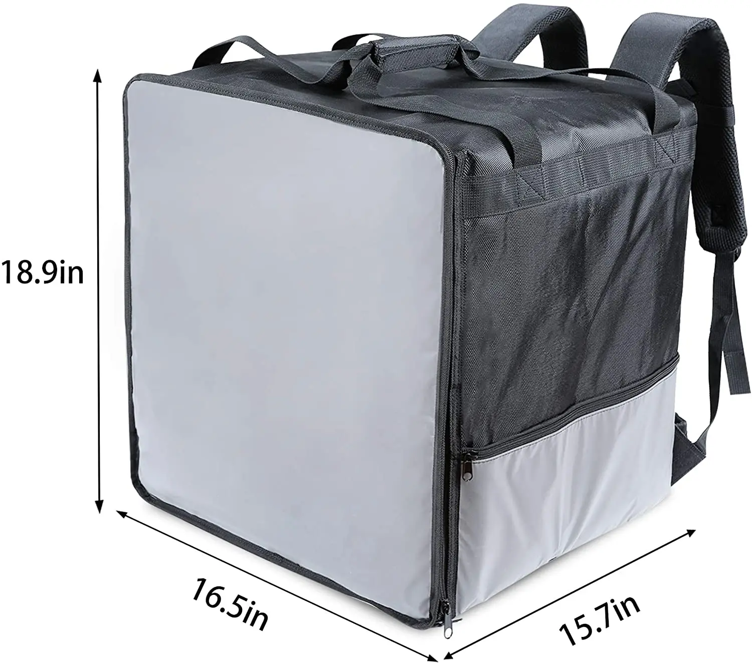 Recycle Safe Large Insulated Thermal Motorcycle Food Delivery Bag Custom for Car with Led Screen
