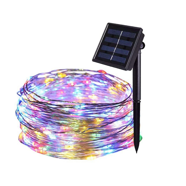 100LED 10M Copper String Light Multi Colored Christmas String Lights Holiday Decoration Led Copper Wire String Light