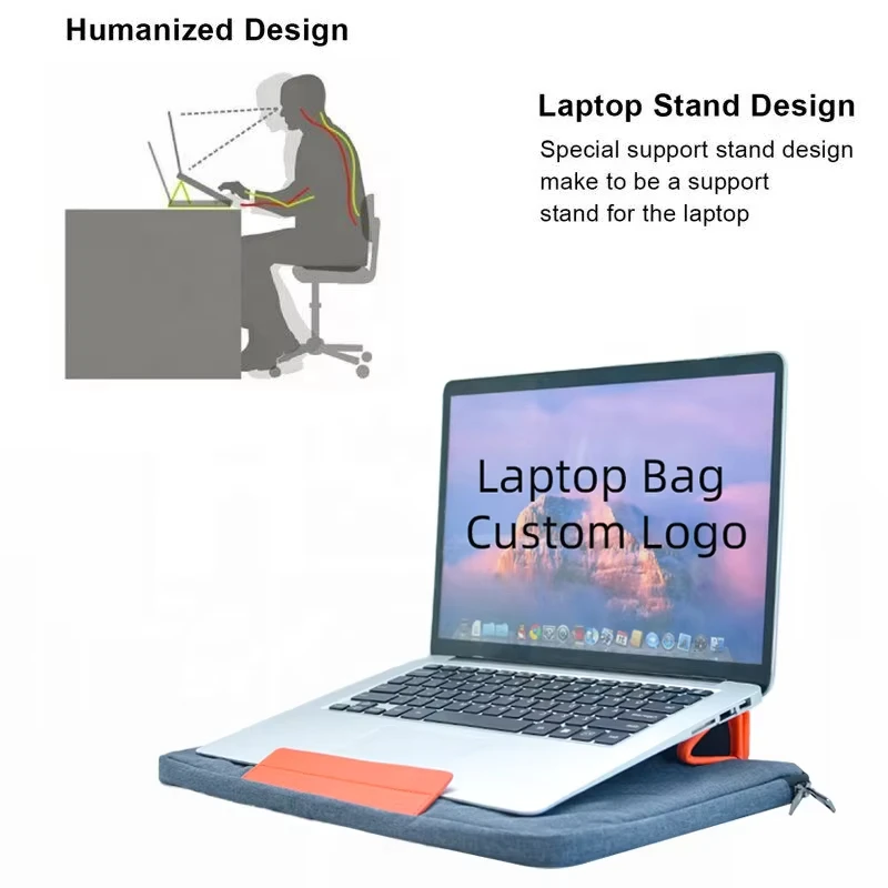 product laudtec business type laptop bag leather men briefcase 13 inch lightweight carrying sleeve waterproof bags custom logo dnb56-29