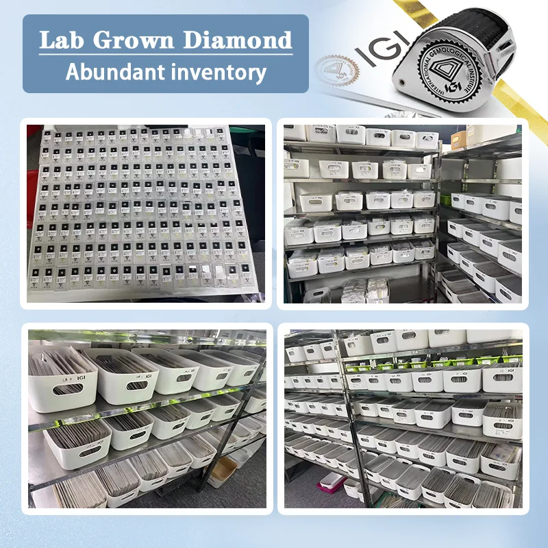 Step Cut Hpht Cvd Lab Grown Diamonds 0.2ct -0.5ct Def Vs Trapezoid Cut Diamond Taper Trapezoid Loose Lab Grown Diamonds