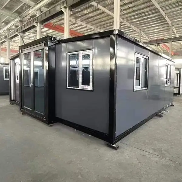 Insulated 40ft 20ft Villa Prefabricated Expandable Container House Waterproof Prefab Mobile Home 2 3 4 5 Bedroom Granny Flat