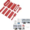 Red 10-piece set with English manual