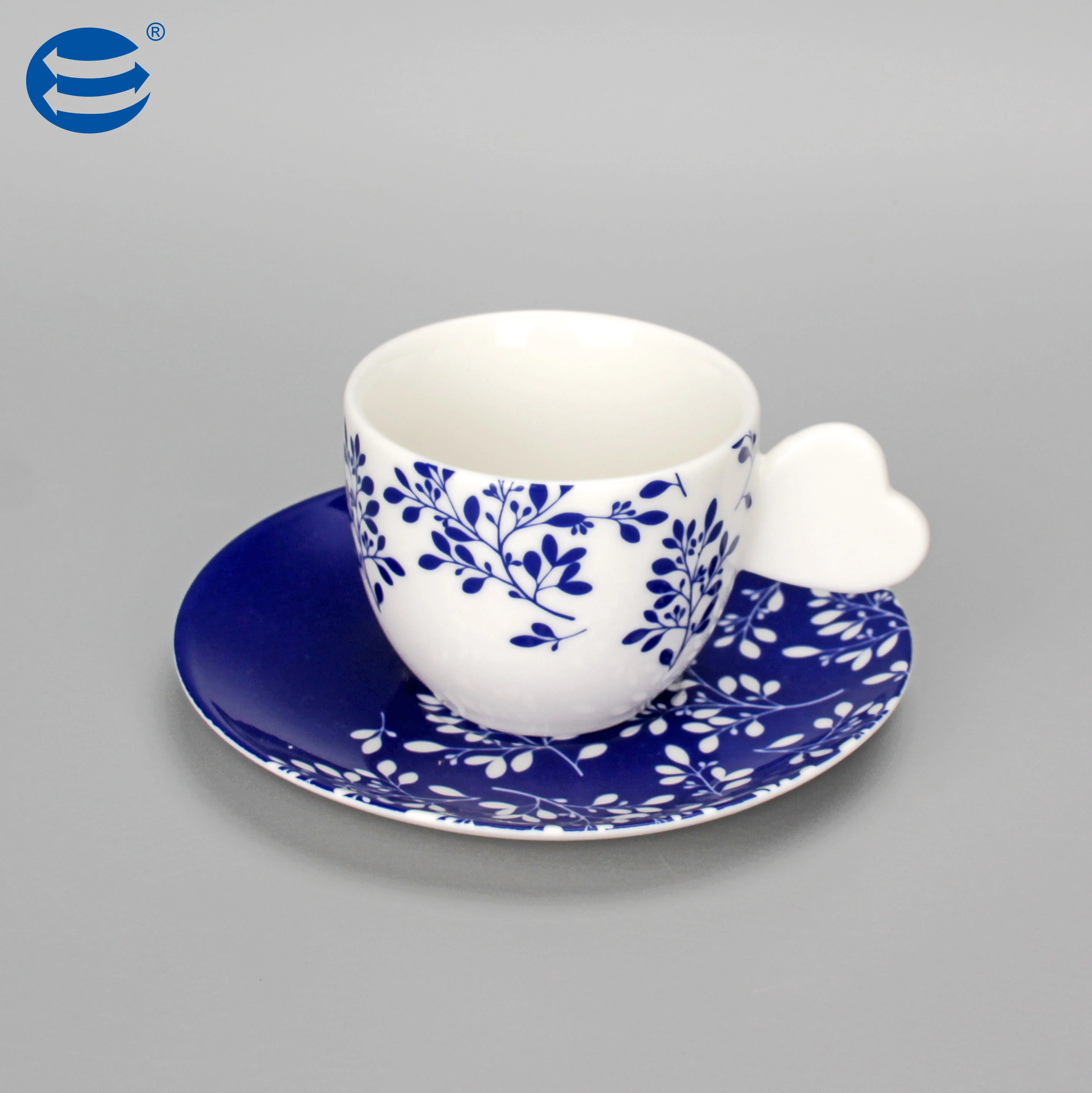 Elegant Blue And White Flower Ceramic Pattern Tableware Sets Bone China