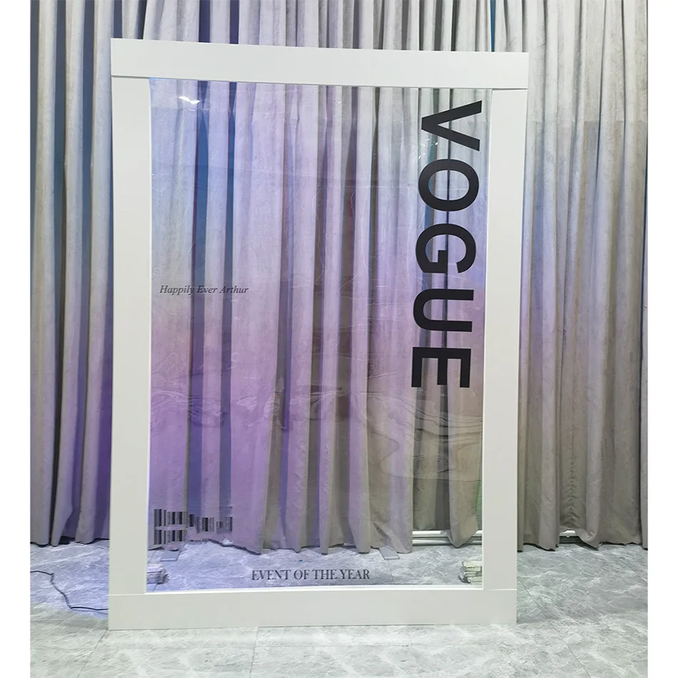 Fast Delivery Birthday Party Vogue Box Photo Booth Selfie Video Free Accessories Photo Booth Box Open in Parties