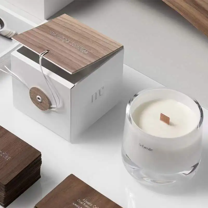 Personalized Highend Custom Luxury Home Decor Fragrance Private Label Glass Jar Soy Wax Scented