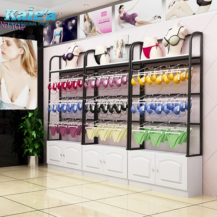 Gondola Display Stand Underwear Shop Display Shelf