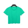 Turchese Magliette Corte Donna