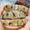 Pulsera de Cuarzo Rutilado Dorado