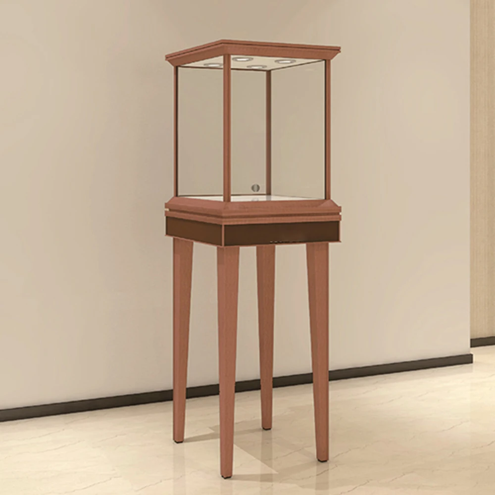 Customized Display showcase for museum Exhibition, Wood and Metal museum Display case Vitrine Model for Sale