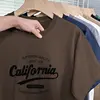 Cotone manica corta caffè 223
