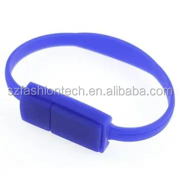 Custom Silicone Bracelet 4GB WristBand USB Flash Drive 16GB pen drive wholesale - ANKUX.COM