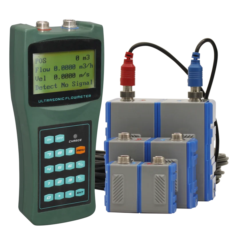 Handheld Portable Ultrasonic Water Flow Meter Stainless Steel OEM Customizable Ready to Ship